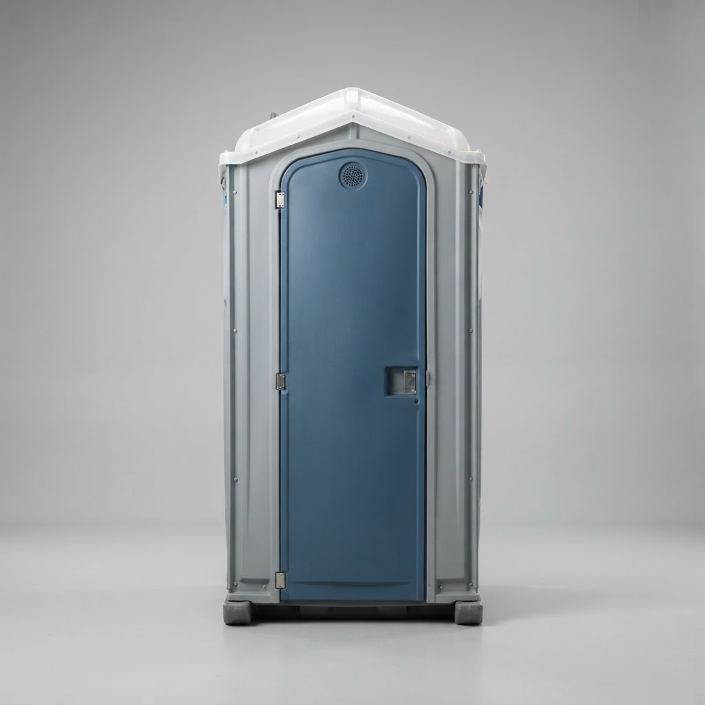 Clean standard portable toilet rental unit
